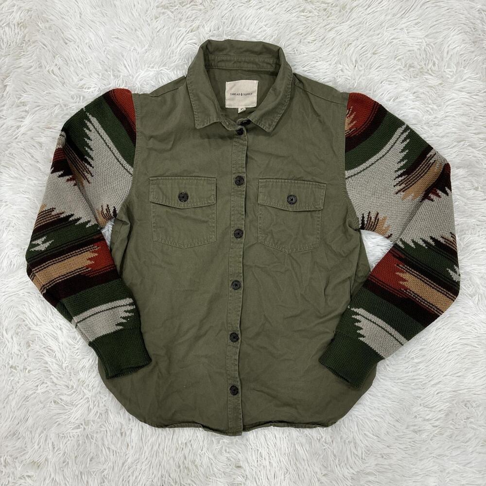 Aztec Pattern Fall Jacket - image 1